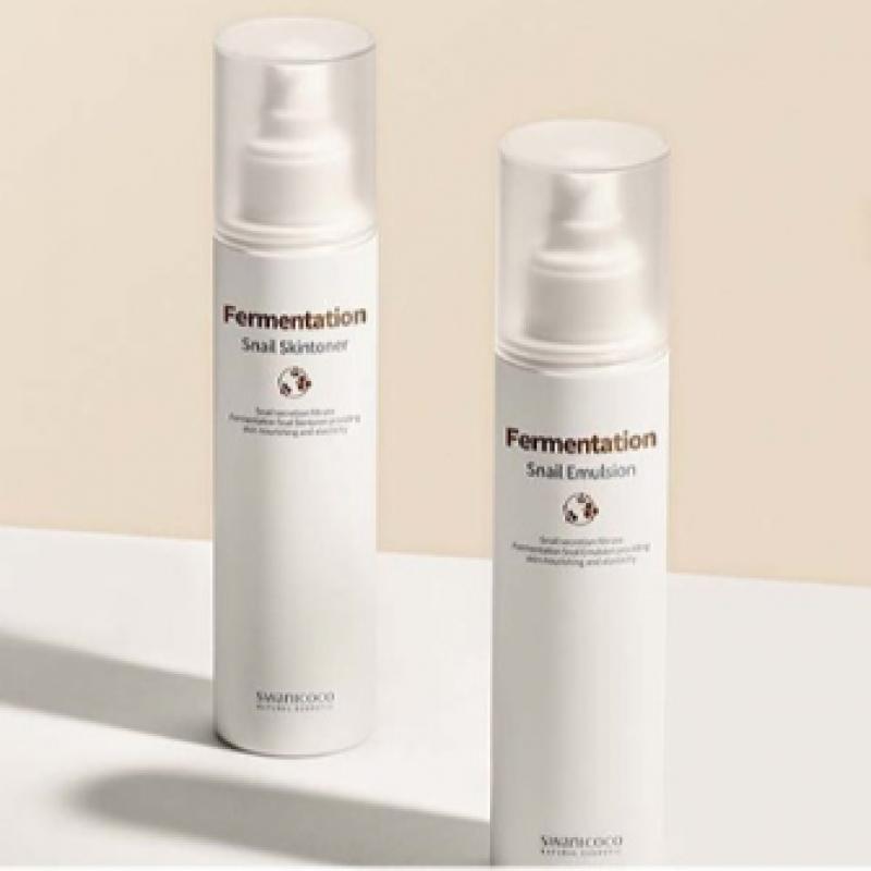 Swanicoco Fermentation Snail Skin Toner 120ml+emulsion 120ml Set