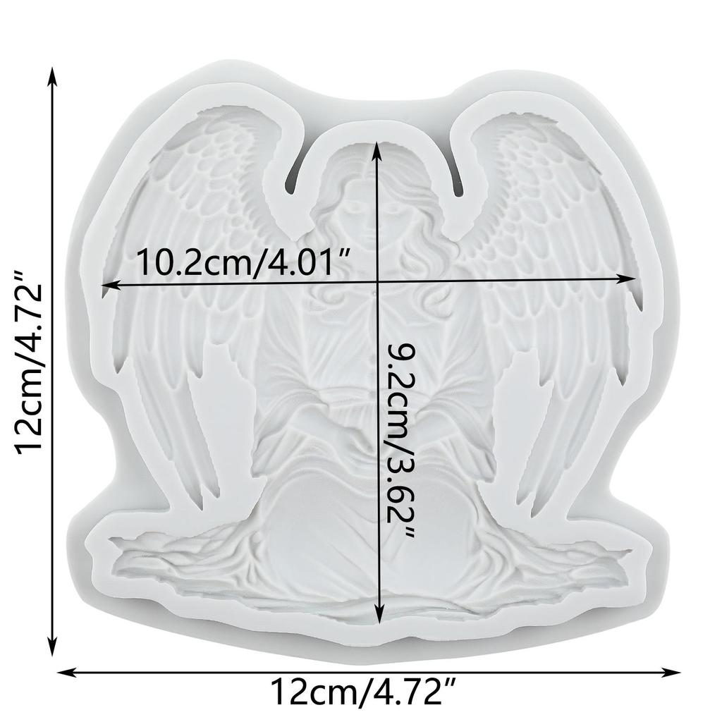 Angel Silicone Molds Wings Fondant Mold Cake Decorating Tools Cupcake Topper Chocolate Candy Craft Gum Paste Polymer Clay