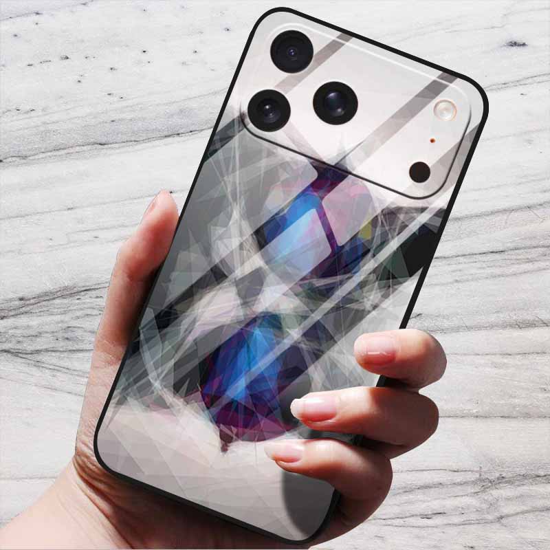 Cute Case For iPhone 17 Pro Plus Capa 17 Pro Max Bumper Luxury Tempered Glass Hard Back Cover iPhone17 Air Funda Animal Patterns