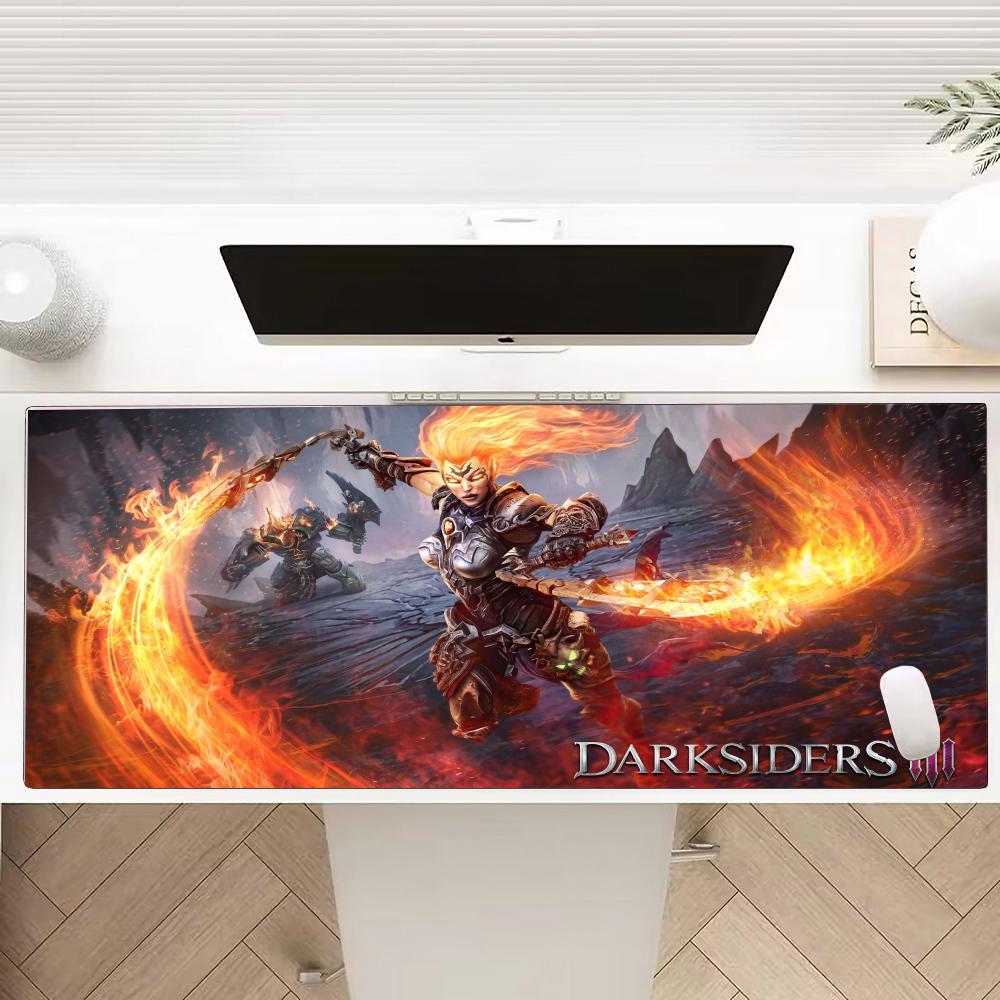 Игровой коврик для мыши Darksiders Различные размеры Большой квадратный Компьютерный офисный игровой коврик для стола Резиновый противоскользящий коврик для мыши 600x300x2mm