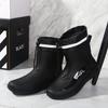 New Thick-soled Velvet Warm Fishing Special Rain Boots Rubber Shoes Waterproof and Non-slip Water Shoes Men's Rain Shoes Short Tube Thickened