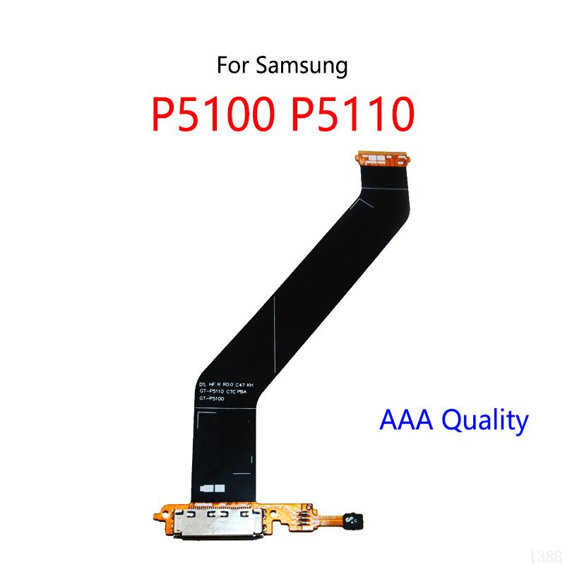 USB Charging Dock Connector Port Socket Jack Charge Board Flex Cable For Samsung Galaxy Tab 2 10.1 Inch P5100 P5110 GT-P5100