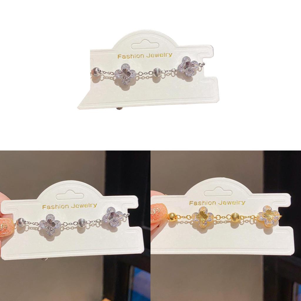 Fashion Jewelry Floral Zircon Stone Bracelet With Copper Material For Women