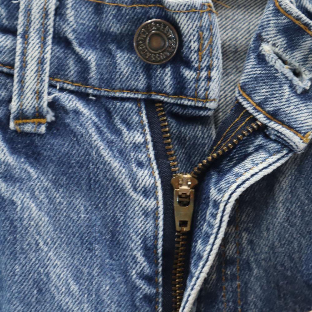 Levi's 80s 505-0217 Old USA made Chain stitch button back 650 Denim pants Men's Used