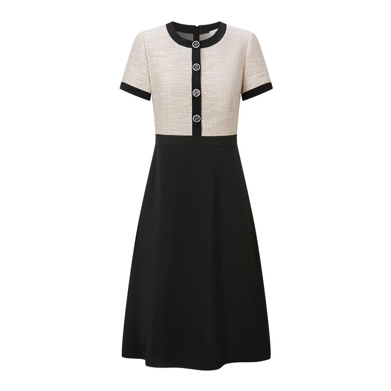 

PORTS Contrast-Edge Two-in-One Dress 6