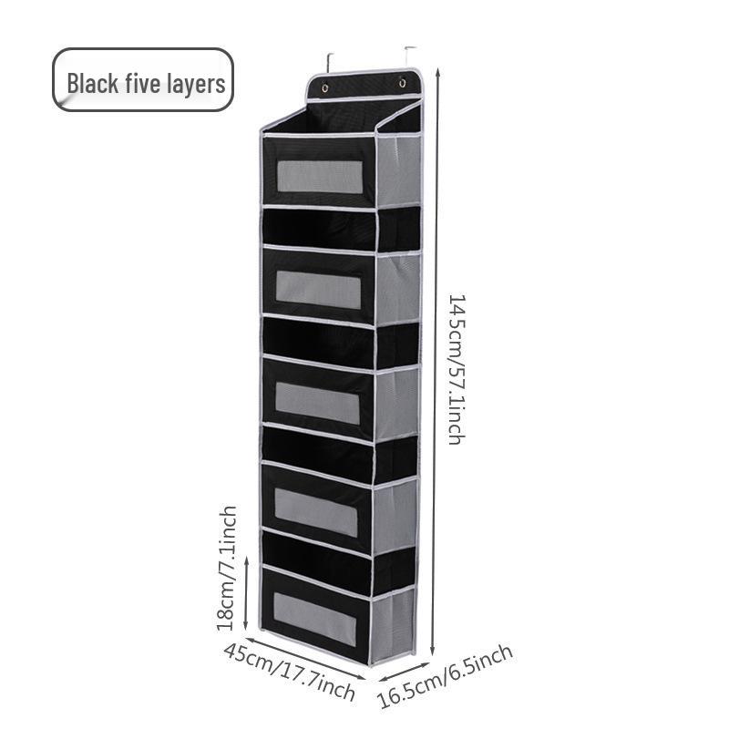 Multifunctional Over-the-Door Hanging Storage Bag and Phone Organizer