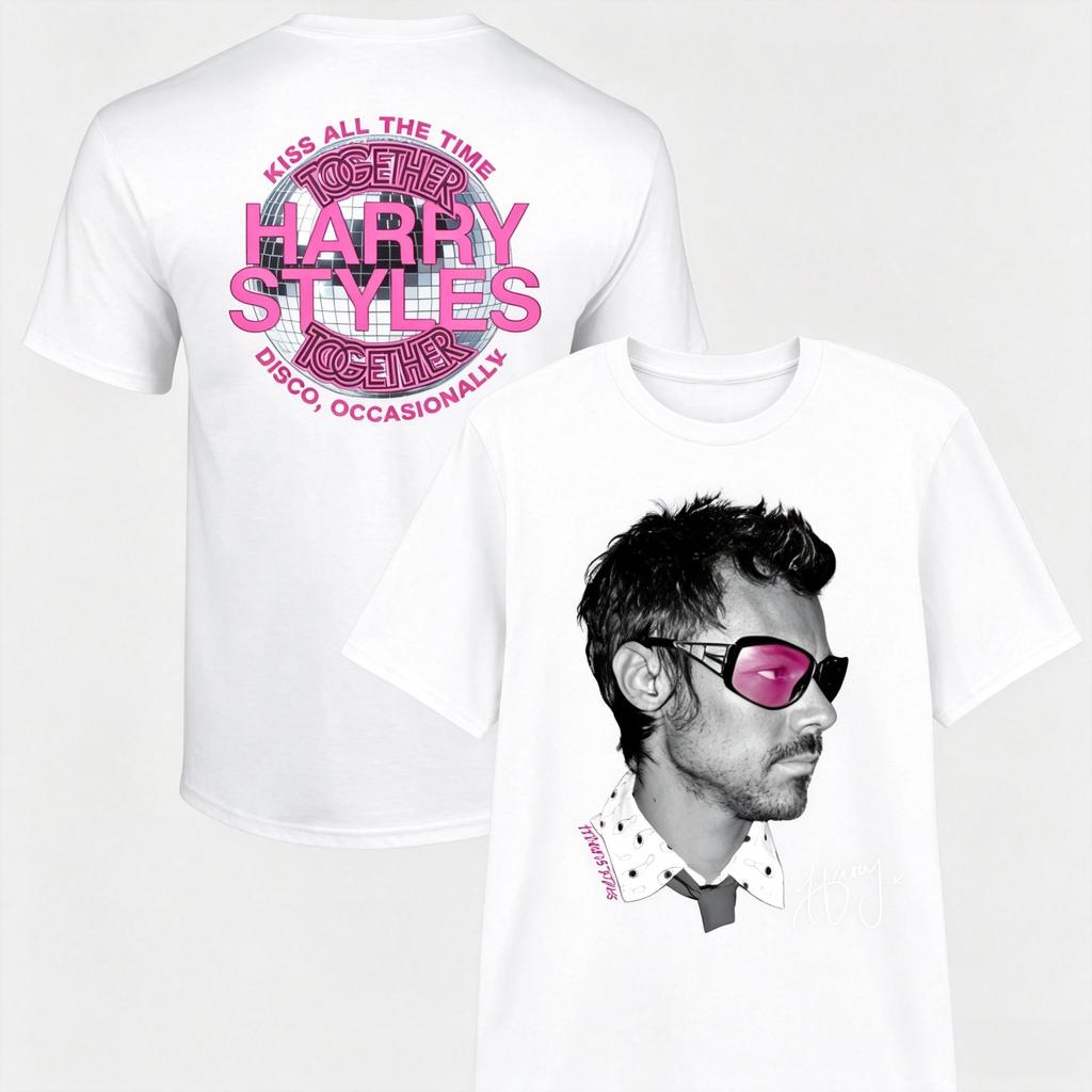 2026 Harry Styles Together Tour T-Shirt Herren und Damen Sommer Baumwollkleidung Vintage Mode Ins Y2k Streetwear Unisex T-Shirts