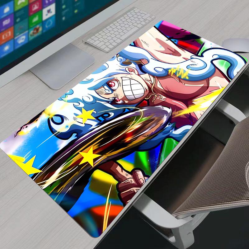Mouse Pad Computer Laptop Anime Keyboard Mouse Mat Mousepad Keyboards Gamers Decoracion One Piece Luffy Desk Mat Mouse Pads