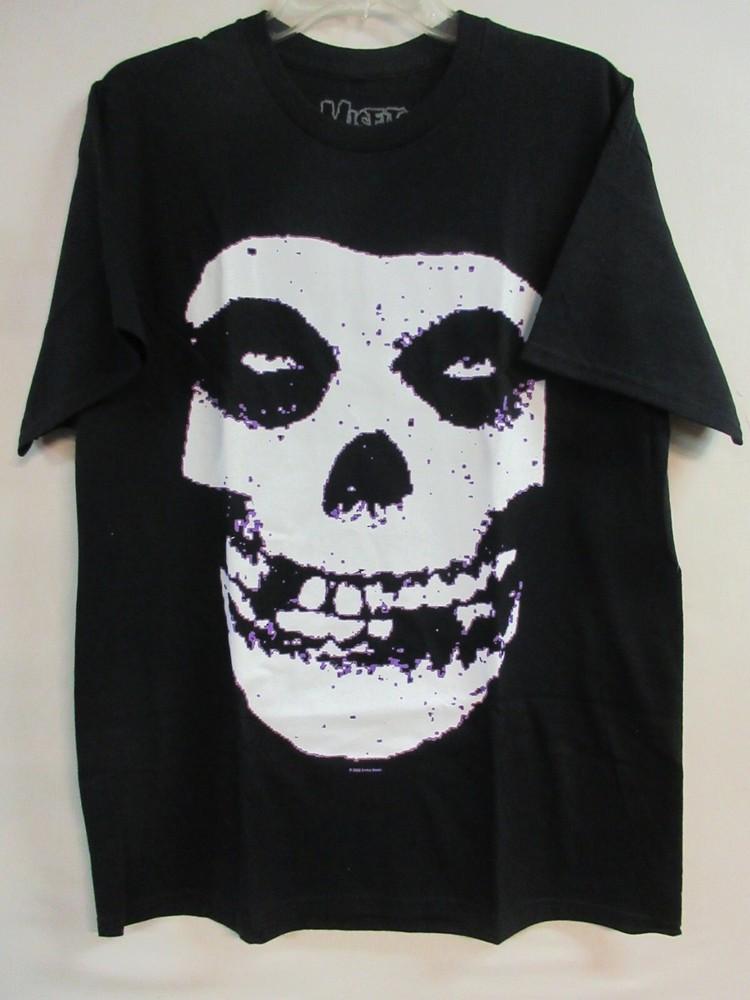 MISFITS OFFICIAL MERCH LARGE SKULL 2023 BAND CONCERT MUSIC  LARGE Unisex T-Shirt L