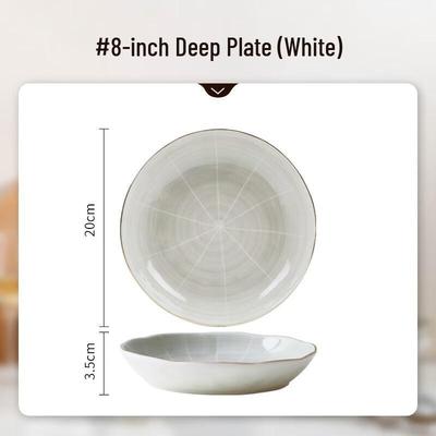 Nordic Style Ceramic Deep Plate