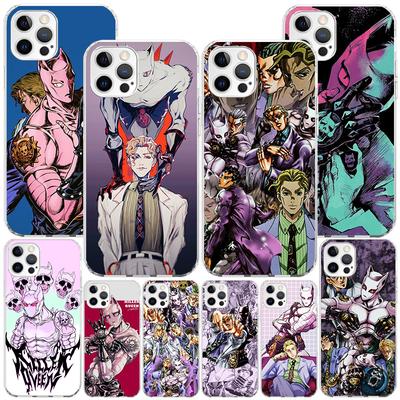Anime JoJo Killer Queen Phnoe Case for Iphone 17 Air 16 16E 11 12 13 Mini 14 Plus 15 Pro Max 7 8 + SE 2020 Phone Cover Coque 17