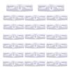 20Pcs Nylon White Windshield Moulding Fasteners Clip For Toyota Camry Lexus