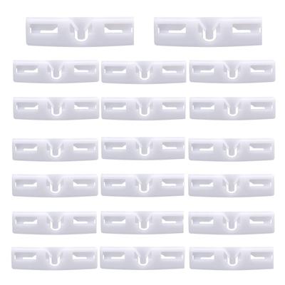 20Pcs Nylon White Windshield Moulding Fasteners Clip For Toyota Camry Lexus