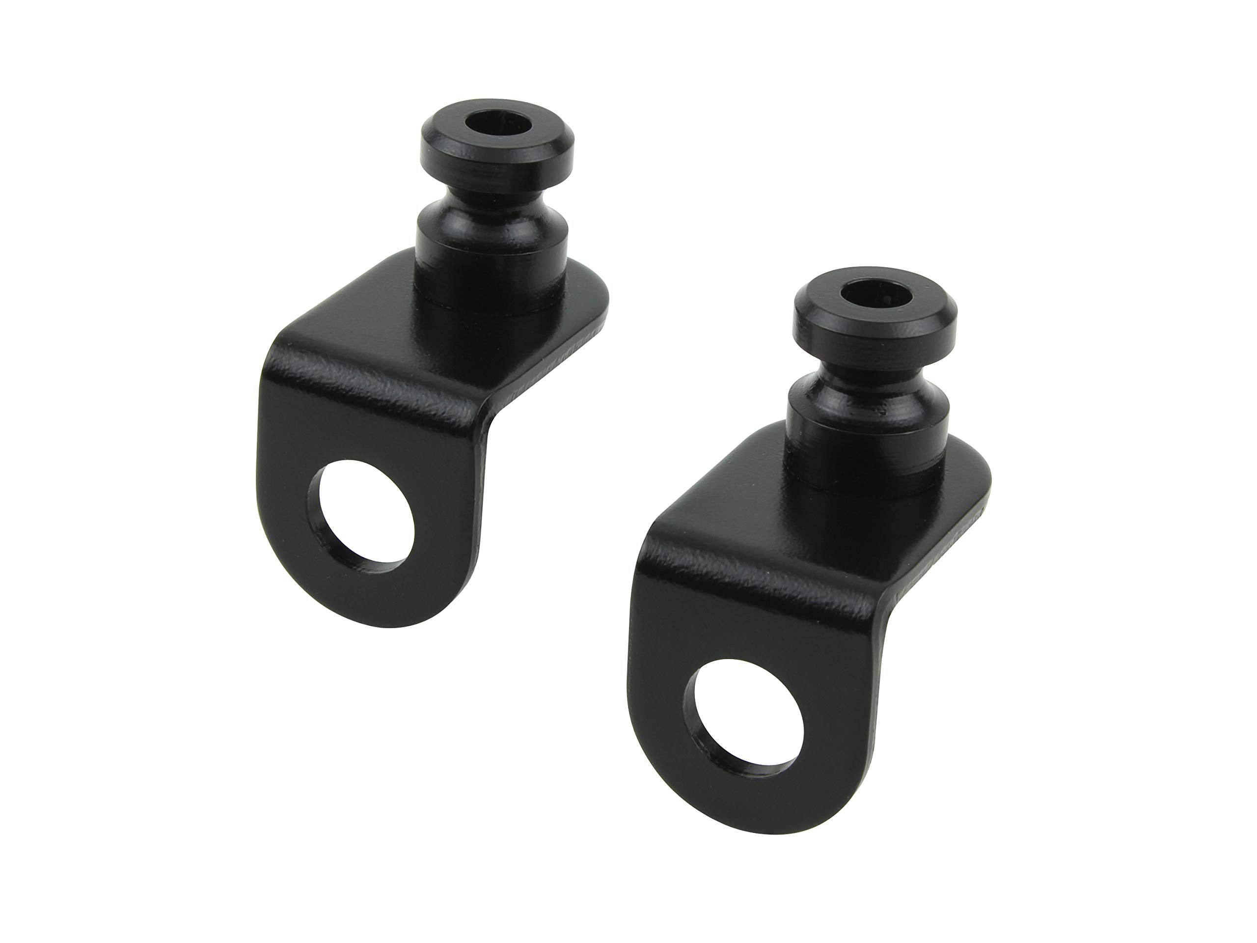 POSH FAITH Motorcycle Supplies Universal Turn Signal Stay L-Shaped Plate Large чёрный