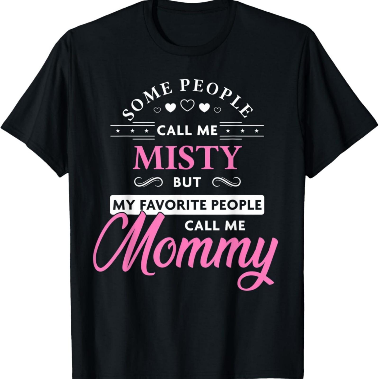 Misty Name Gift Personalized Mommy T-Shirt XXXXXL разноцветный
