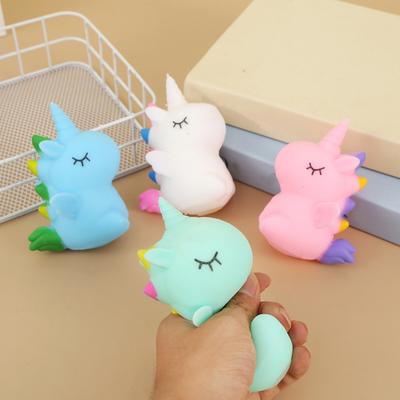 Glitter Squeeze Toy Slow Rebound Soft Elastic Pinching Feeling Cute Decompression Tool for Kids Portable Stress Reliever