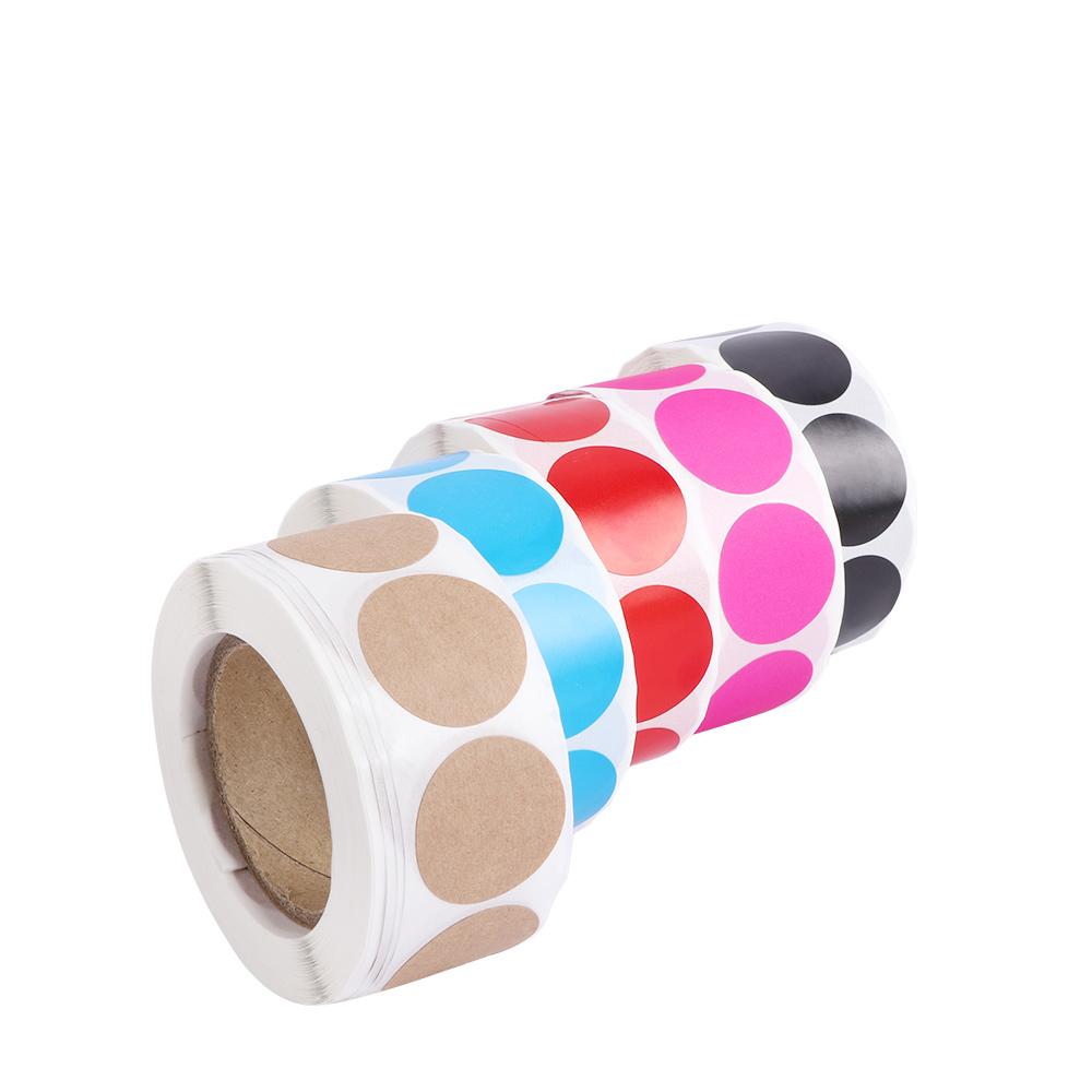 Stationery 1 Inch Mark stickers Dot Labels Stickers Chroma Label Stickers Color Labels Stickers