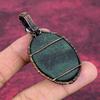 Tree Of Life Abalone Shell Pendant Copper Wire Wrapped Rainbow Moonstone Jewelry