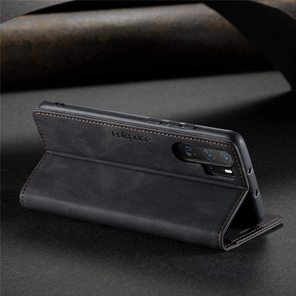 Luxury Genuine Leather Magnetic Wallet Flip Case for Huawei P30 P50 P30 Lite Card Slot Stand Shockproof Foldable Holder Full Protection Cover