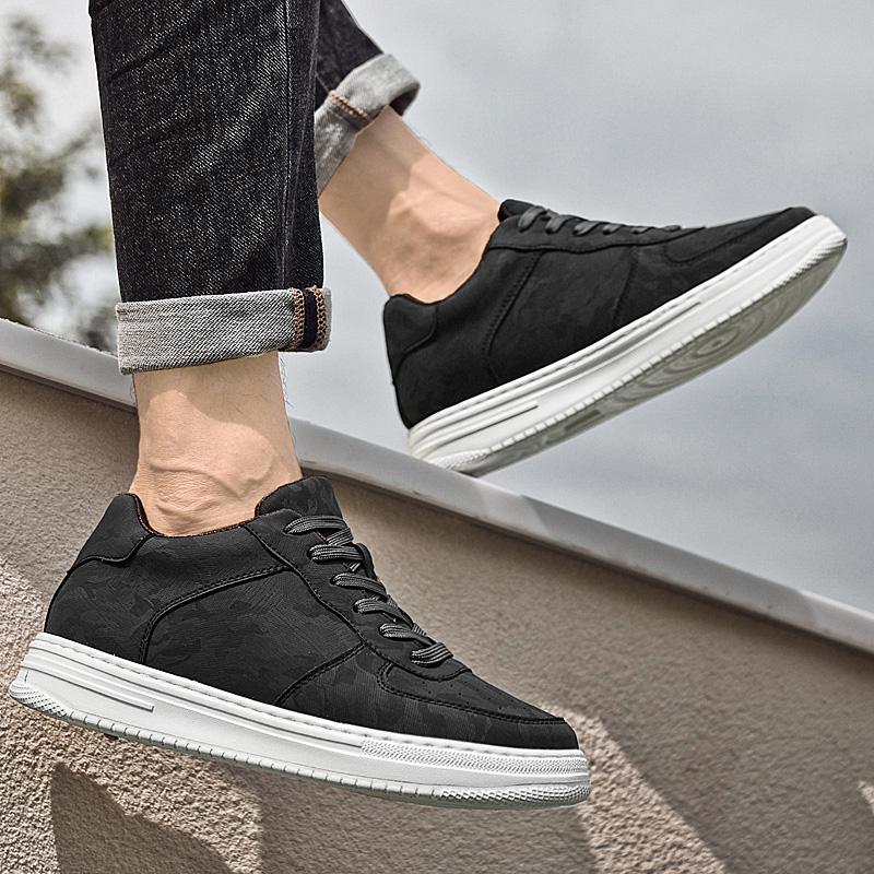 Fashion Men Sport Men Casual Flats Male Casual Vulcanize Shoes Comfortable Sneakers Lace-Up Skate Shoes Fashion Breathable Running Shoes