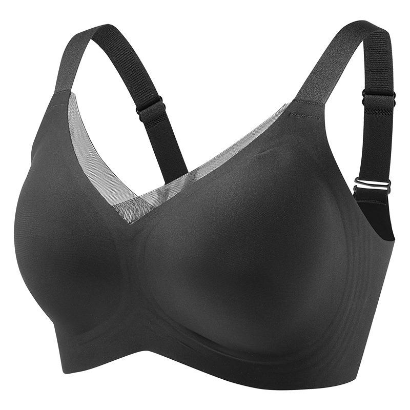 Women S No Wire Jelly Vest Style Seamless Plus Size Push Up Bra