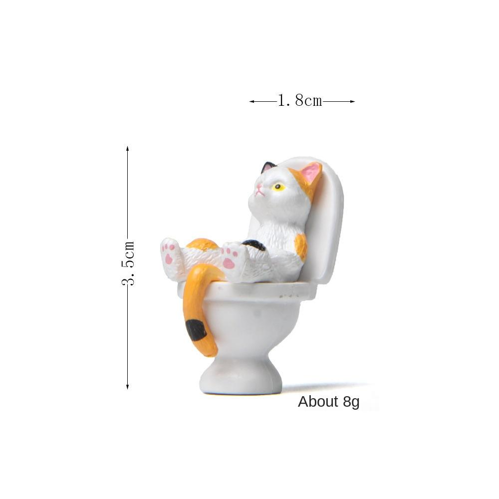 

Туалет Простой Красивый Практичный Прочный Украшения Украшения Милый Модный Портативный Домашний Декор Интересный Кот