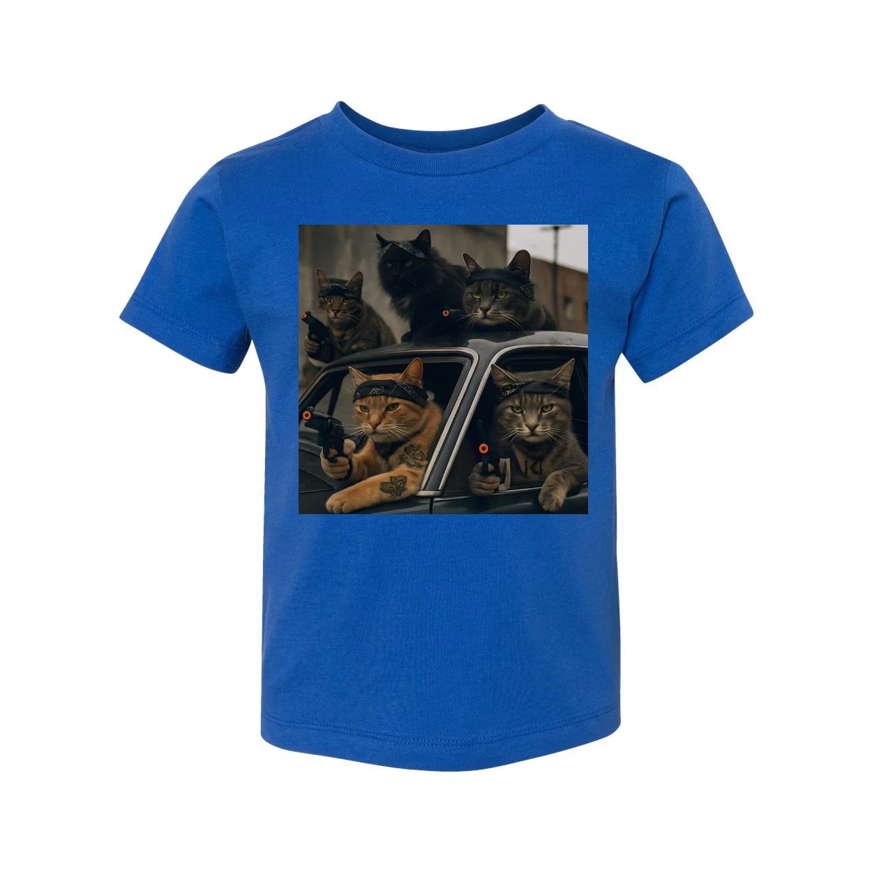 

Gangster Cats Unisex T Shirt Graphic Tee For Men Women 4XL