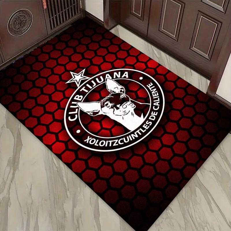 Tijuana Logo Carpet Rug for Living Room Bedroom Home Sofa Decoration,Kids play Non-slip Floor Mat