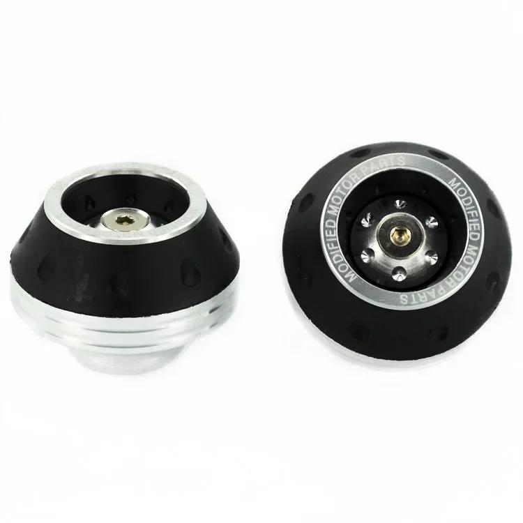 2PCS Motocykl Crash Protector Chrániče kol Motocykl Motokros Posuvník rámu pneumatiky Barevné Moto vybavení Příslušenství