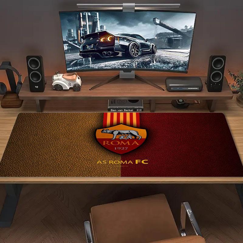 AS Roma Color Mouse Pad Large Gaming Table Cushion Non-slip Laptop Tablet Big Mousepad XXL Mat Mini PC Playmat With Lock edge