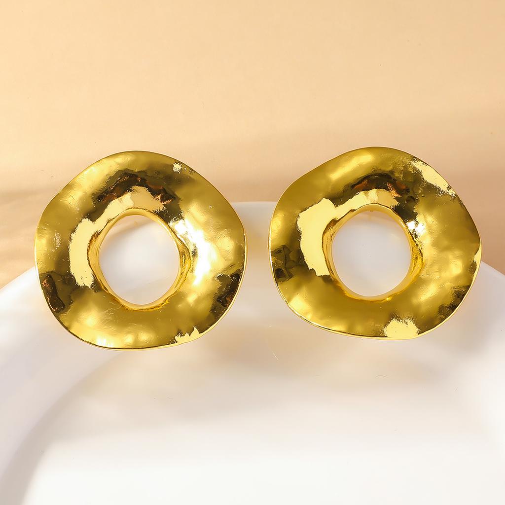 2PC Women's Retro Heavy Metal Alloy Pendant Gothic Punk Geometric Earrings Fashion Zircon Suitable for Party and Festival Gifts