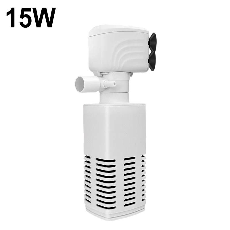 3 in 1 Aquarium Filterpumpe Leise Aquarium Tauch-Luftsauerstoff-Belüfter Aquarium Luftpumpe Wasserwechselpumpe Wellenerzeuger 220V