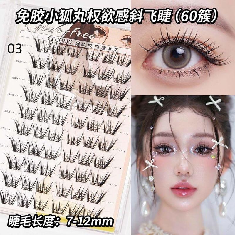 LuxeFlutter - Glue-Free Natural Wispy Cluster False Eyelashes