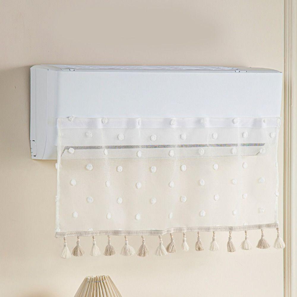 Anti-direct Blowing Air Conditioner Windshield Curtain Windproof Dustproof Air Conditioner Dust Cover Foldable No-punching