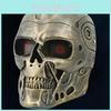 Zilveren En Koperen DC-10 Terminator Masker Voor Halloween Kostuumfeest En Rollenspel