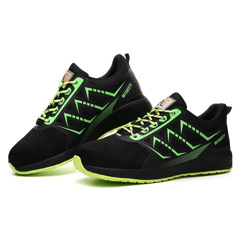 Plus Size 39- 48 Lightweight Men's Safety Shoes Anti-smash Anti-puncture Work Sneakers Steel Toe Shoes Protective Safety Boots