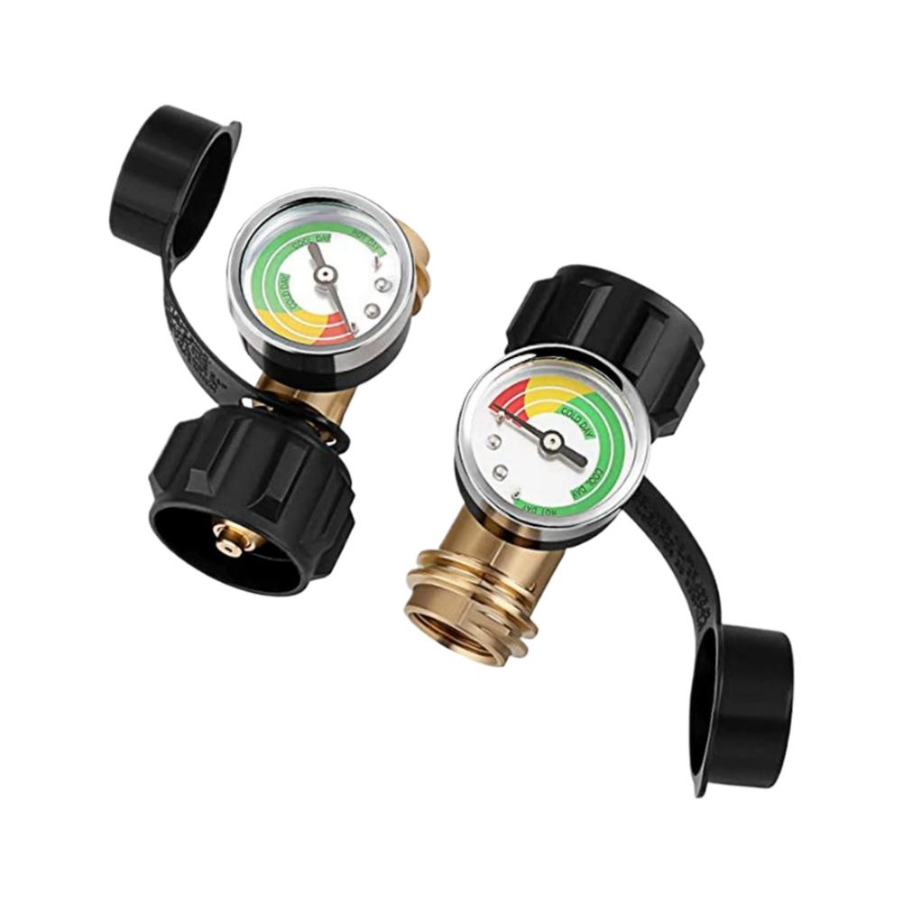 Propane Tank Gauge, Universal Propane Tank Gauge For 5-40 Pound LP Tanks Gas Level Indicator for Grill, Heater, RV Camper, QCC1