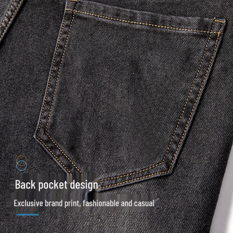 Montagut Men's Washed Straight-Leg Jeans