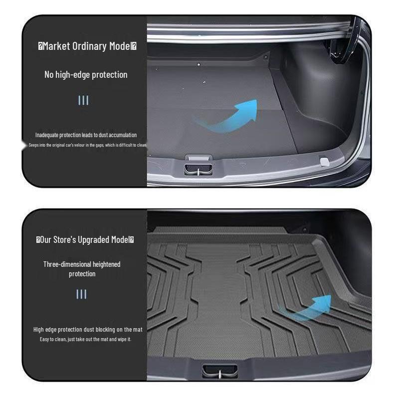 Chery Fengyun T11 Trunk & Backrest Mat: Full Coverage, Waterproof, Eco-friendly TPE