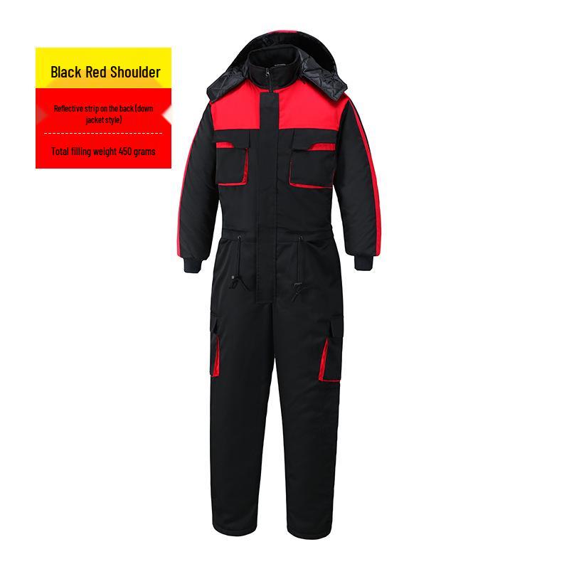 Cold Storage Cotton Jumpsuit Ski Suit & Ice Fishing Winter Workwear