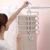 Plastic Multi-Layer Clothes Rack Storage Rack Multifunctional Multi-Layer Design For Balcony