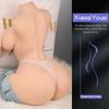43.5cm*9kg 3D Silicone Sex Doll TPE Sexy Cleavage Vagina Love Anal Love Adult Sex Toys for Men Liquid Silicone Filled In The Chest Feel Softer