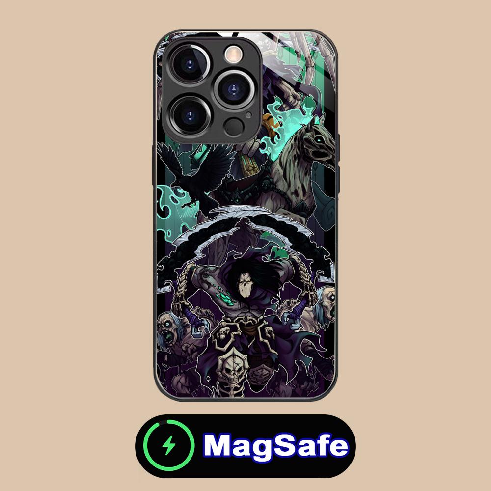 

Game Darksiders Mobile Phone Case for iPhone 17 16 15 14 13 12 11 Air Pro Max Plus Mini MagSafe Glass Colorful Cover Cover iPhone 11 Pro Max