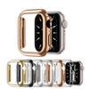 Plating Watch Case for Apple Watch 40/41/42/44/45/46mm Hard PC Perforated Scratch-Resistant Protective Case for Series 11 10 9 7