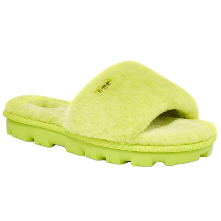 UGG Fur Sandals Green 1100892-KLM