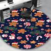 1pc Christmas Gingerbread Man Candy Cane Snowflake Chair Mat - Anime Cartoon Design, Non-Slip Carpet for Office Chair, Home Decor, Living Room, Bedroo