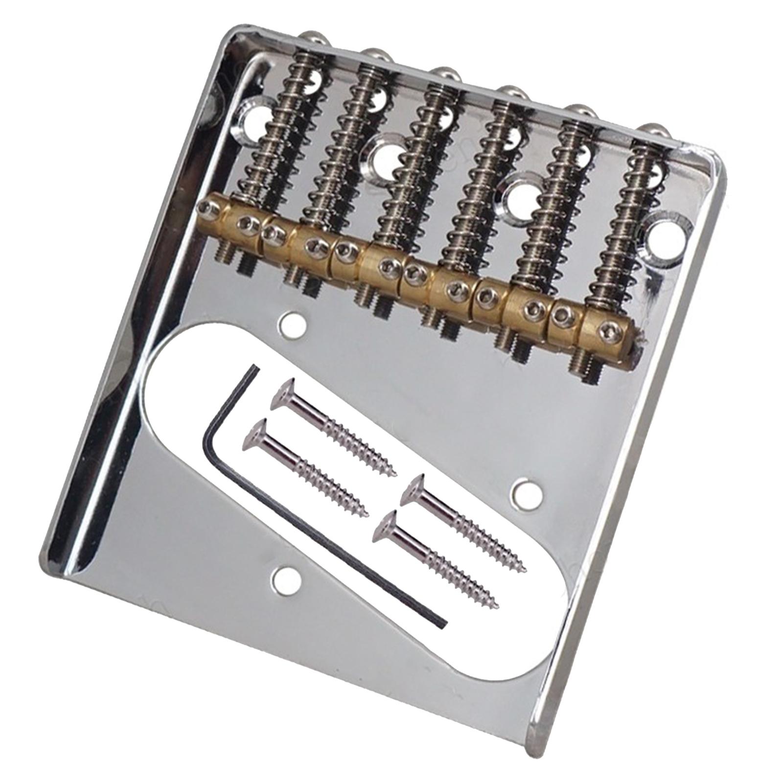 L Shaped Electric Guitar Bridge Saddle Fixing Guitar Bridge Guitar Bridge 6 Strings Electric Guitar Bridge Screws Set 1