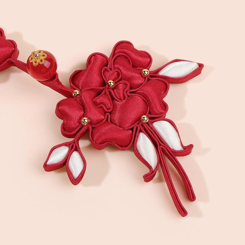 Chinese Styles Satins Frogs With Intricate Beadworks For Formal Styles