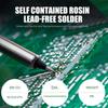 Bleifreier, umweltfreundlicher Lötdraht mit Kolophoniumkern, kleiner, flacher Schaft, Zinndraht Sn99.3Cu0.7, kleine Rolle Lötdraht