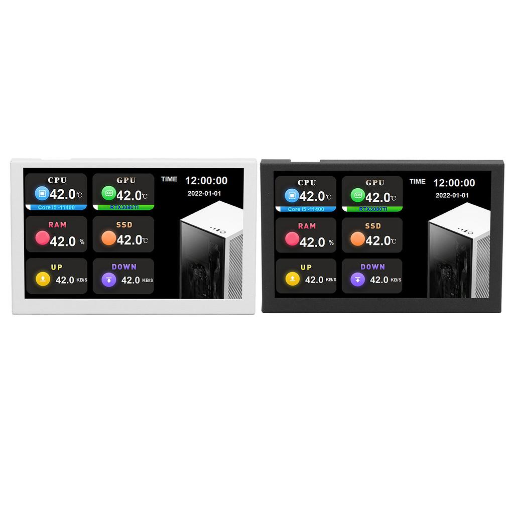 USB Ekran Cal 800x480 Rozdzielczość Typ C Podekran Monitor Danych PC dla AIDA64